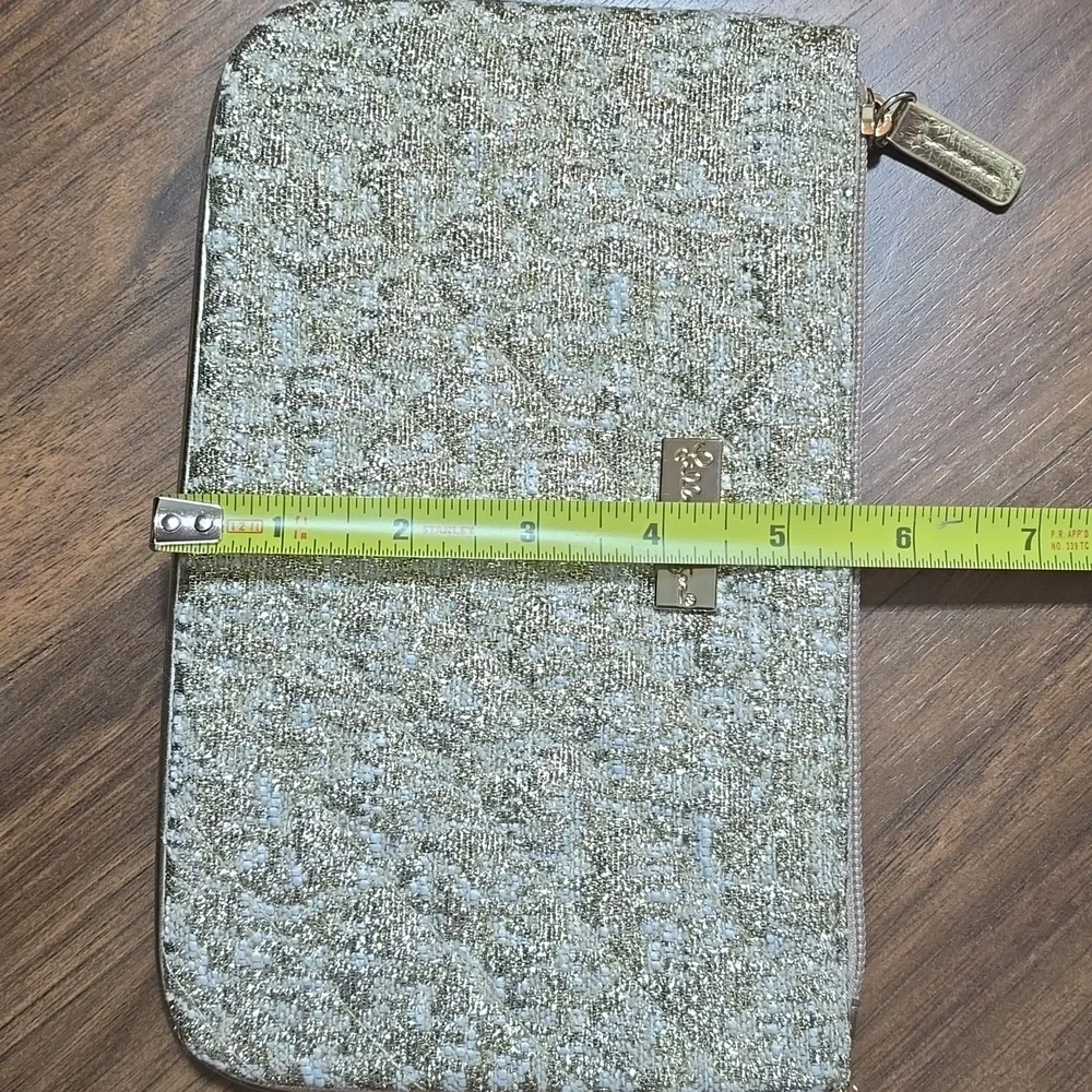 Lilly Pulitzer Metallic Quilted Make-up Pouch